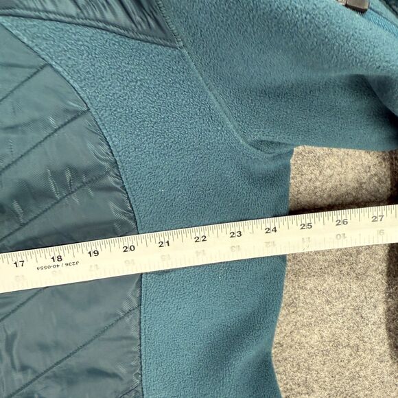 Old Navy Activewear Track Jacket Women 2XL Blue Full Zip Fleece Long Sleeve - Picture 3 of 7